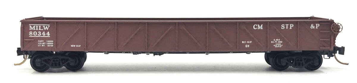 Micro-Trains 06000010 N Chicago M St. P & Pacific 50' Composite Gondola #80344 EX/Box