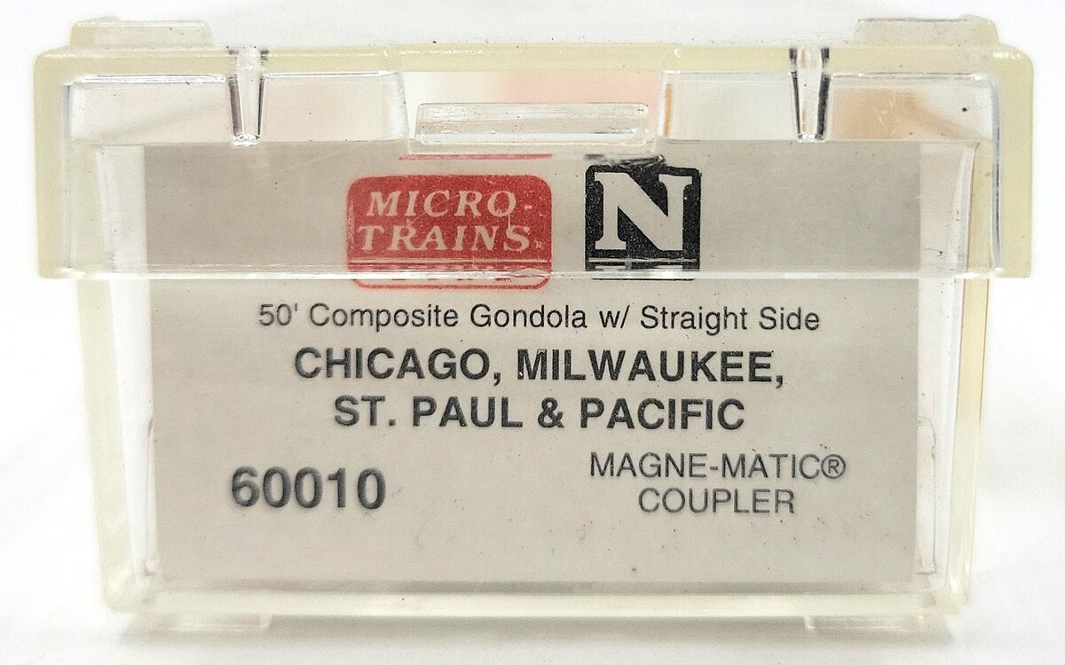 Micro-Trains 06000010 N Chicago M St. P & Pacific 50' Composite Gondola #80344 EX/Box
