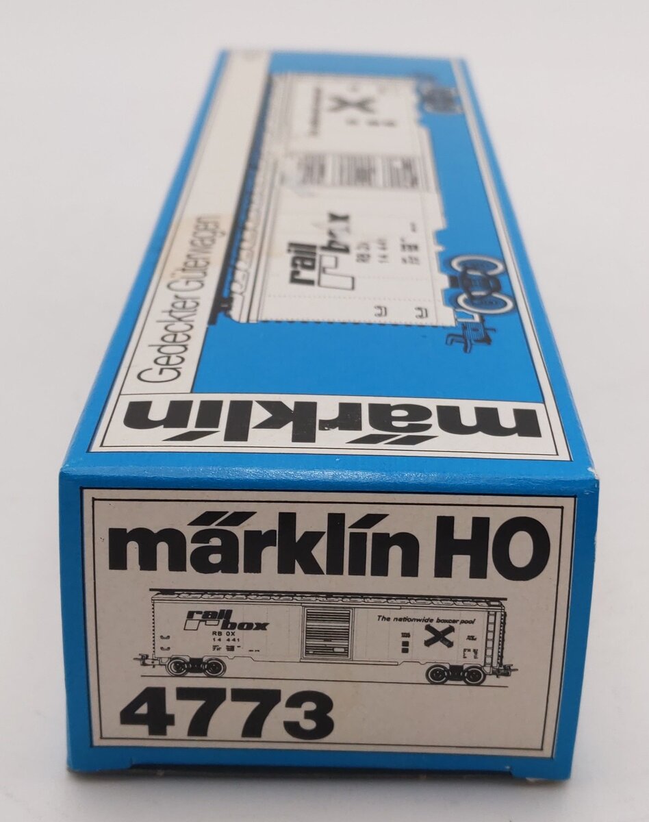 Marklin 4773 HO Scale Railbox Boxcar #14441 LN/Box