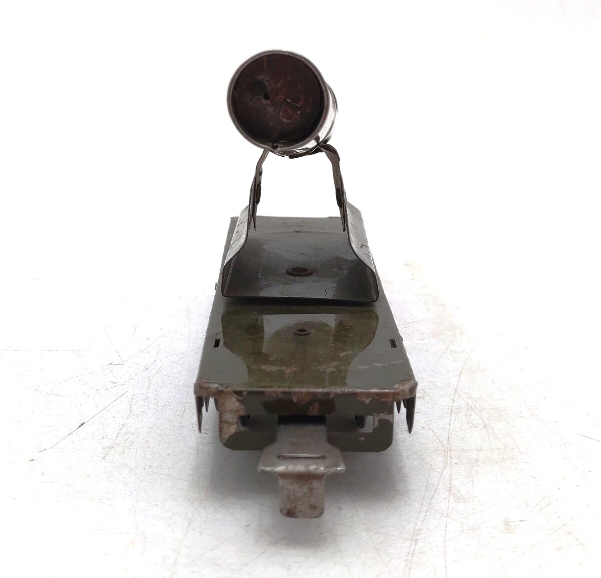 Marx 572G O Gauge Vintage Olive Drab Cannon Car VG