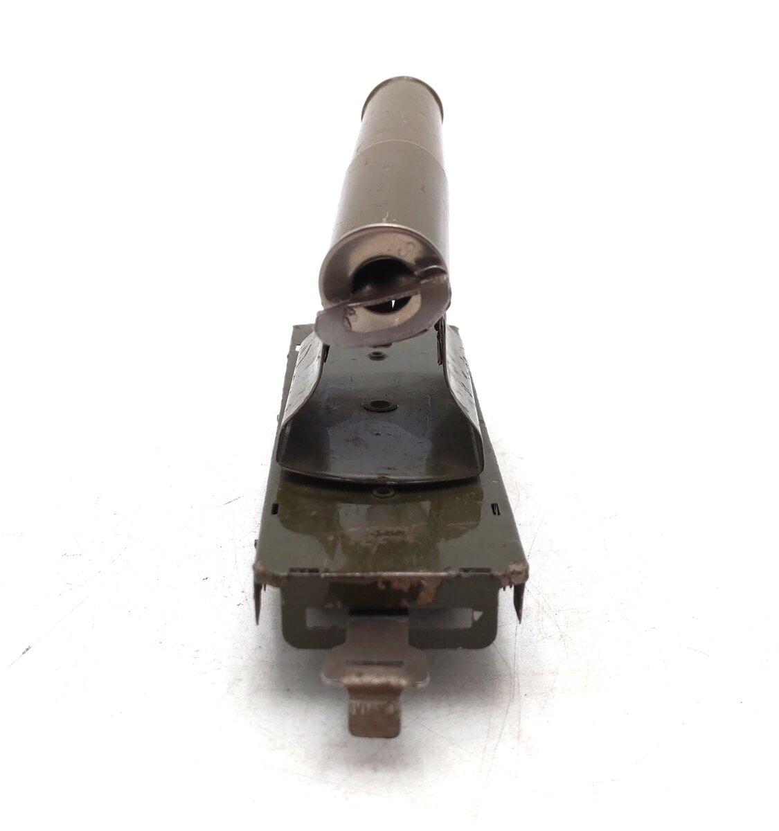 Marx 572G O Gauge Vintage Olive Drab Cannon Car VG