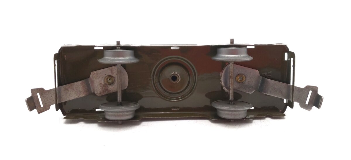 Marx 572G O Gauge Vintage Olive Drab Cannon Car VG