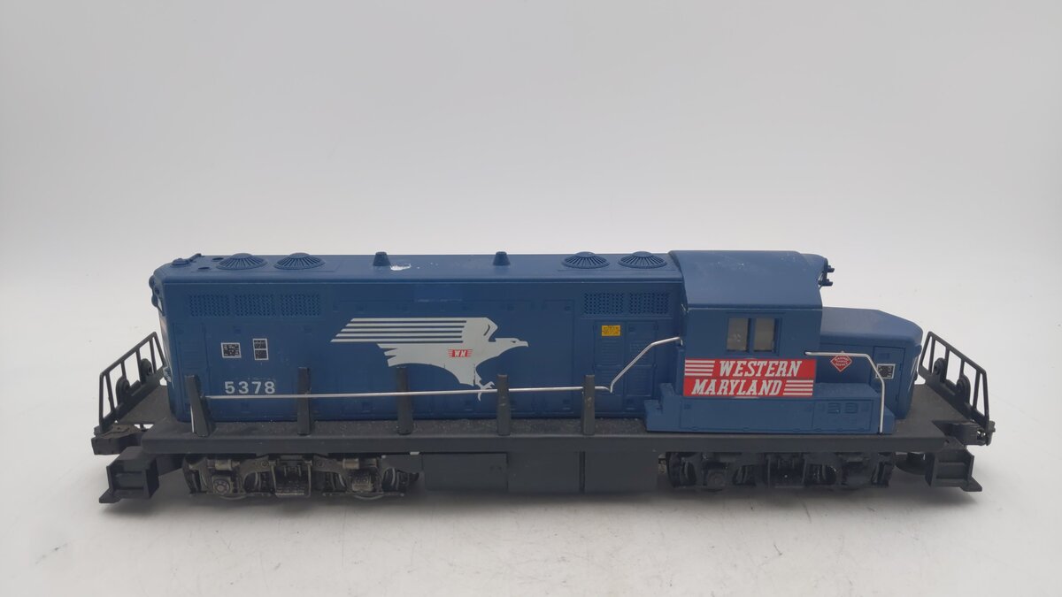 Lionel O Gauge CUSTOM Western Maryland Diesel Locomotive #5378
