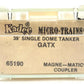 Micro-Trains 06500190 N Diamond Chemicals 39' Single Dome Tank Car #71424 LN/Box