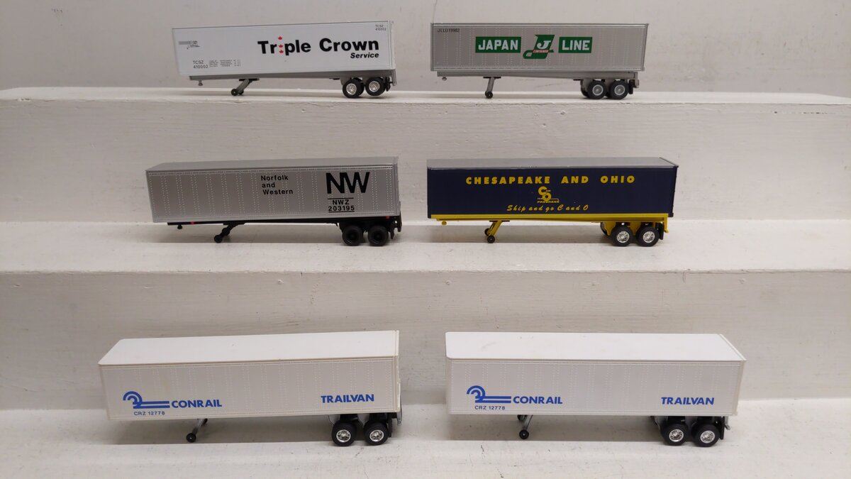 Lionel O Scale Assorted Trailers [6] EX