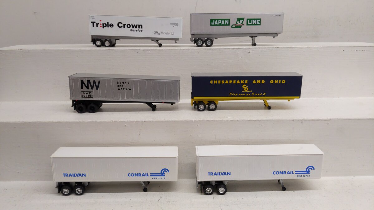 Lionel O Scale Assorted Trailers [6] EX