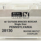 Micro-Trains 02800130 N Pennsylvania 40' Outside Braced Boxcar #564274 LN/Box