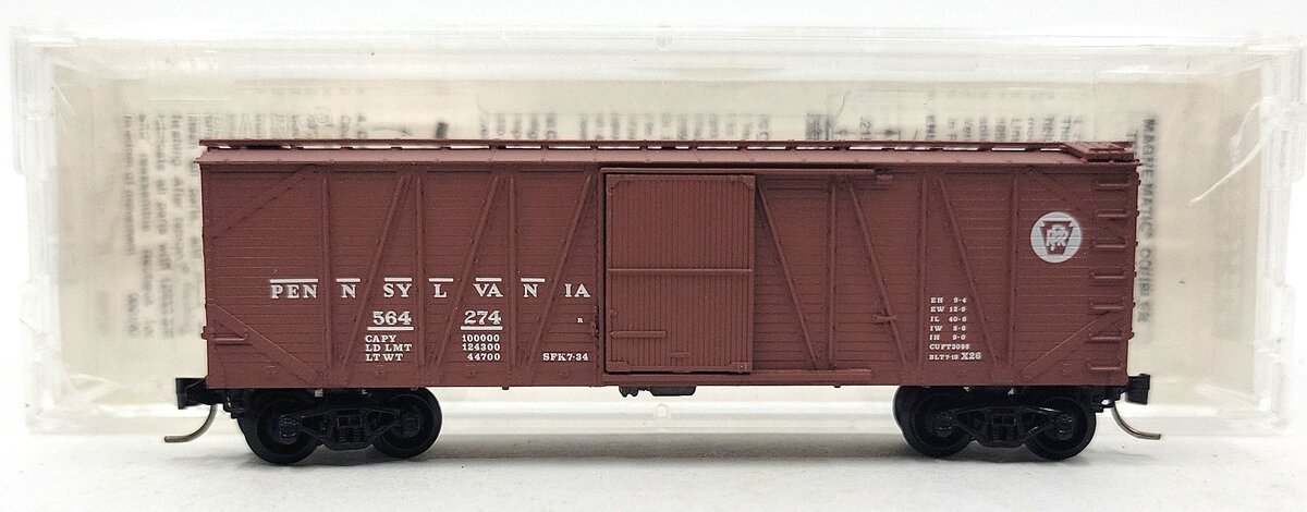 Micro-Trains 02800130 N Pennsylvania 40' Outside Braced Boxcar #564274 LN/Box