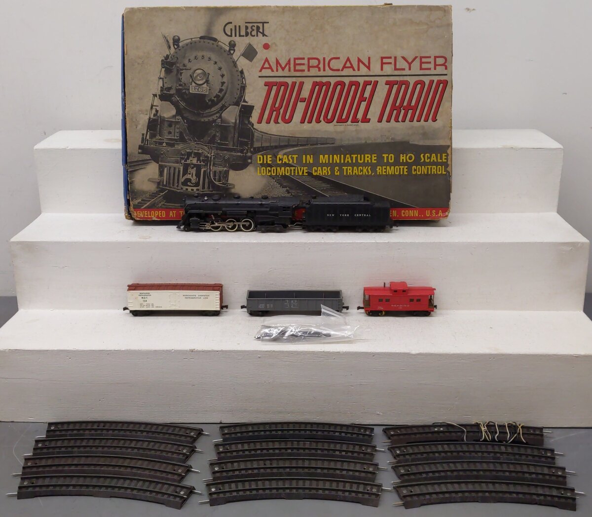 American Flyer Vintage 140 HO Scale New York Steam Locomotive Starter Set/Box
