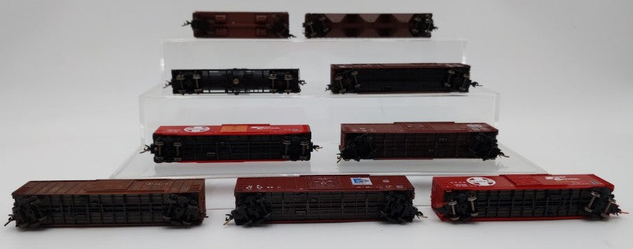Assorted Micro-Trains, Con-Cor, Athearn and Other N Scale Freight Cars [9] VG/Box
