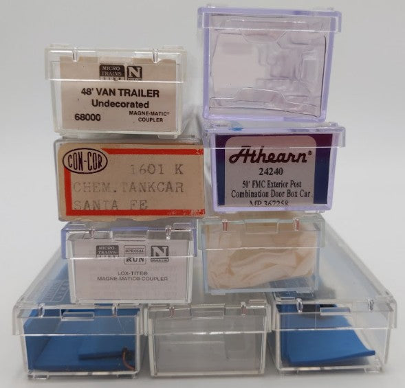 Assorted Micro-Trains, Con-Cor, Athearn and Other N Scale Freight Cars [9] VG/Box