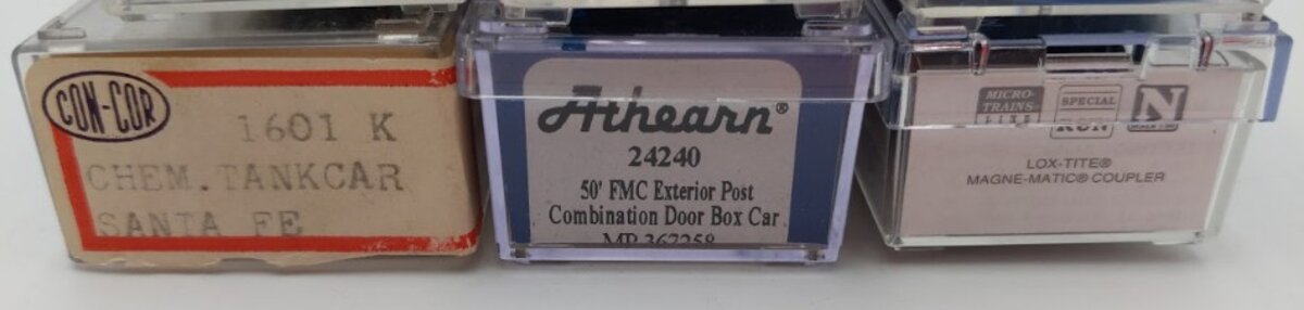 Assorted Micro-Trains, Con-Cor, Athearn and Other N Scale Freight Cars [9] VG/Box