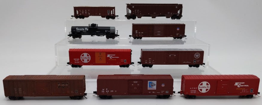 Assorted Micro-Trains, Con-Cor, Athearn and Other N Scale Freight Cars [9] VG/Box