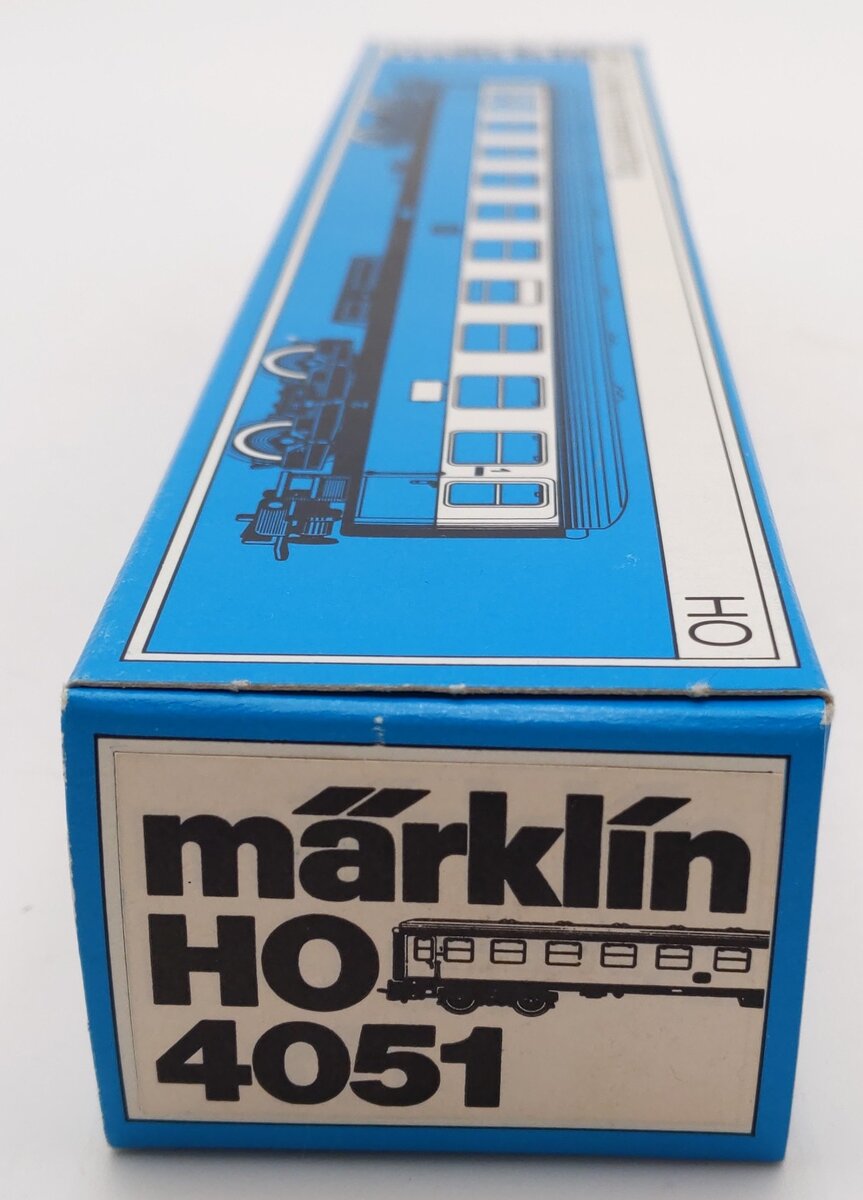 Marklin 4051 HO Scale DB Aum Express Coach w/ Interior EX/Box