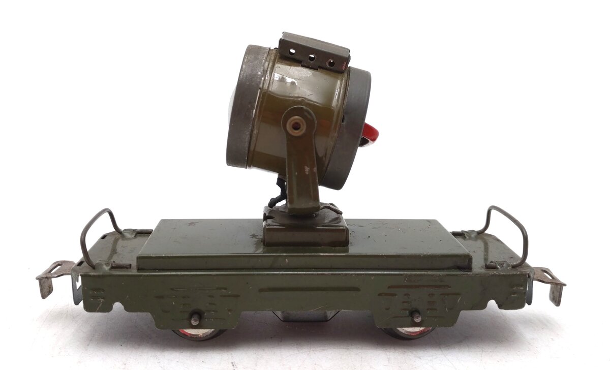 Marx 561M O Vintage Olive Drab Searchlight Car VG