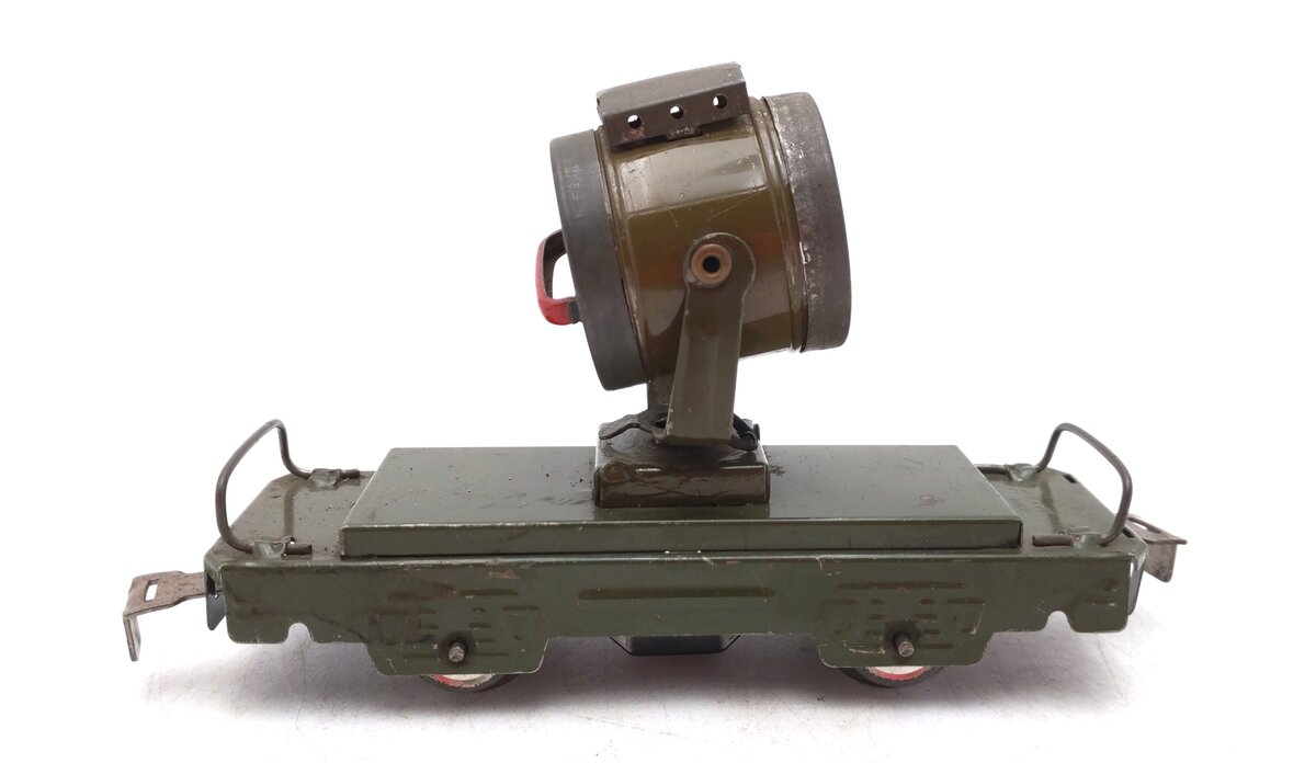 Marx 561M O Vintage Olive Drab Searchlight Car VG