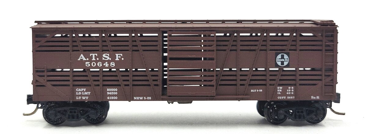 Micro-Trains 03500080 N Santa Fe 40' Despatch Stock Car #50648 EX/Box