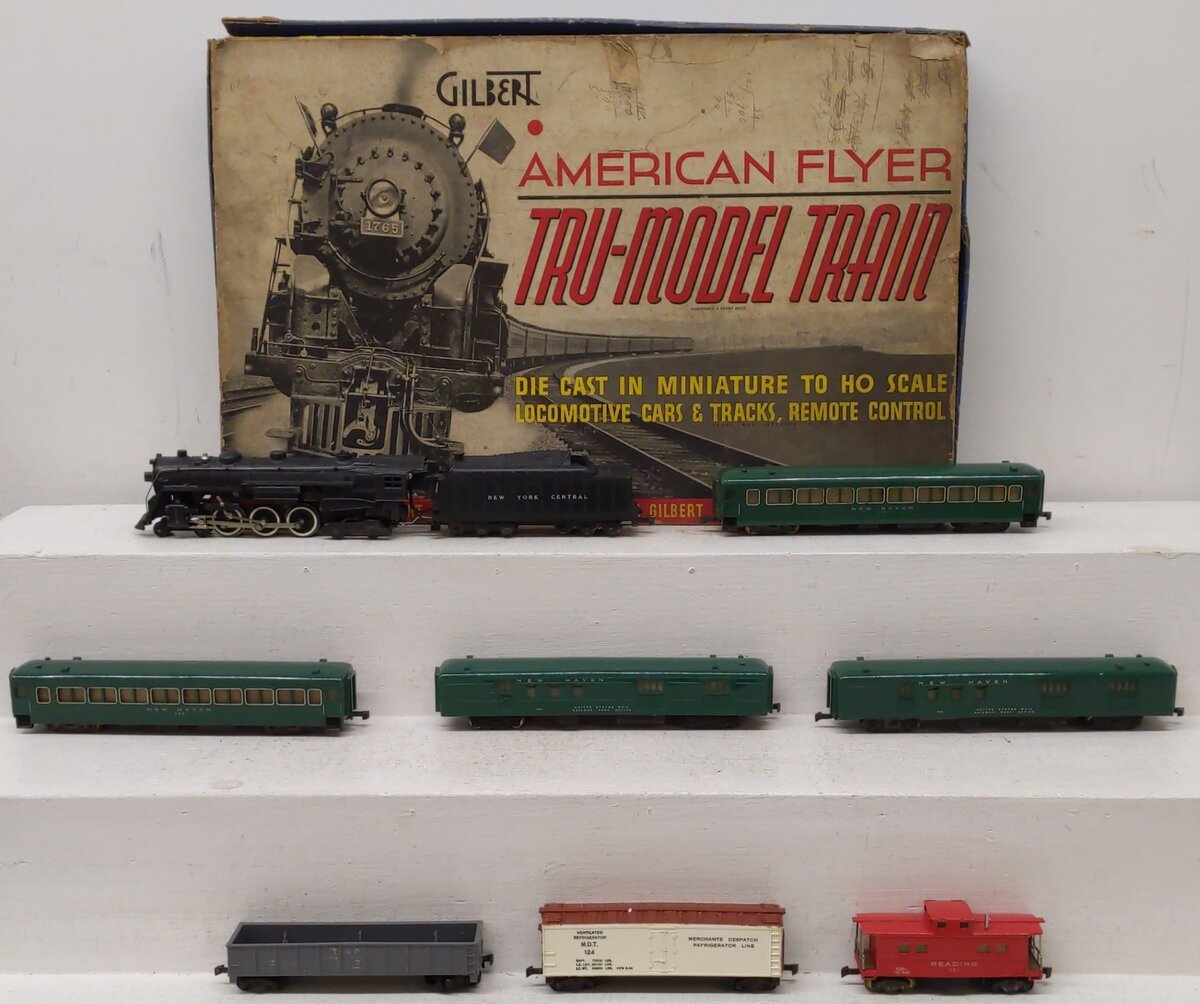 American Flyer Vintage 140 HO Scale New York Steam Locomotive Starter Set/Box