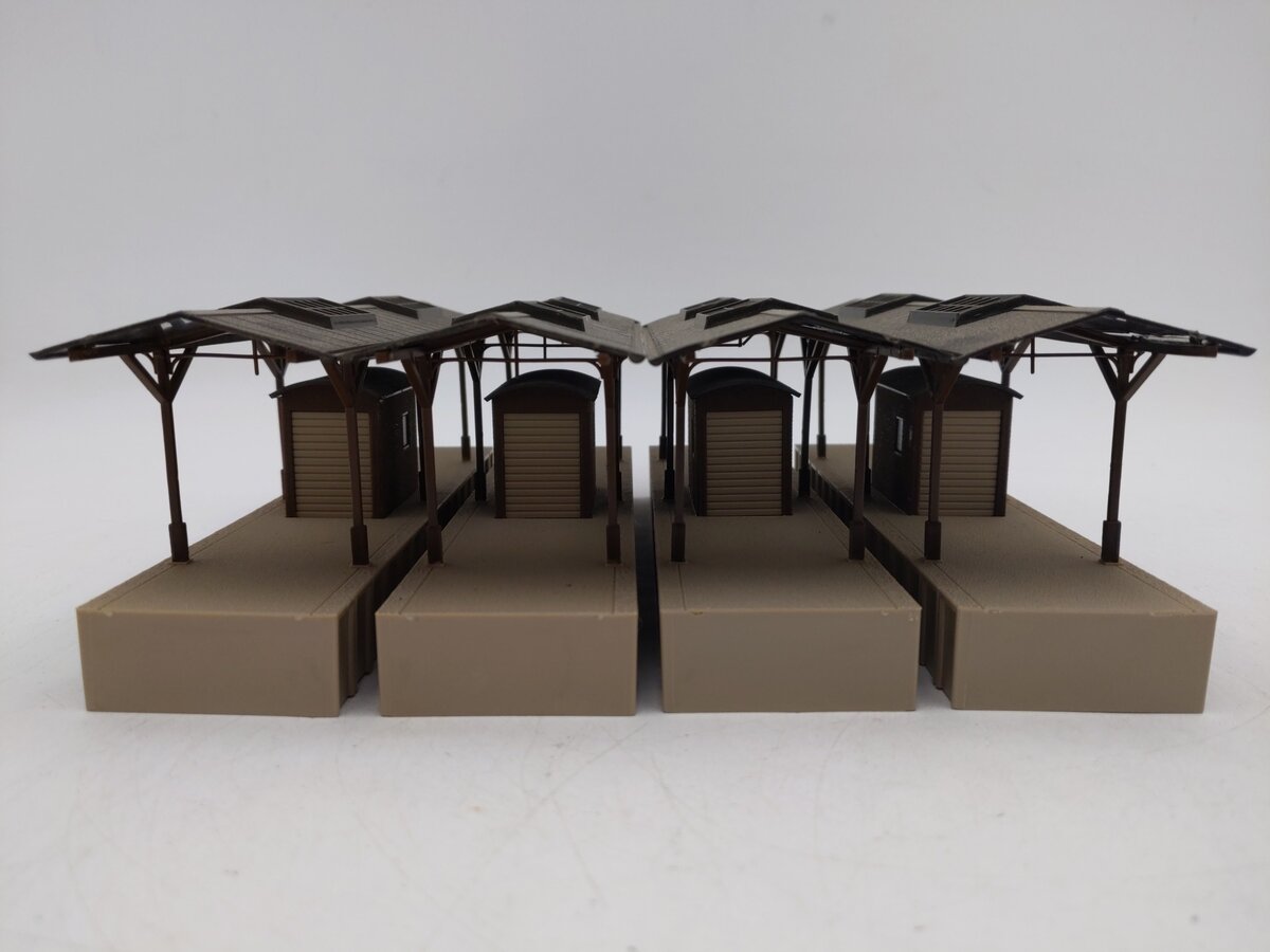 Vollmer 20268 HO Scale Assorted Passenger Platforms [4] EX
