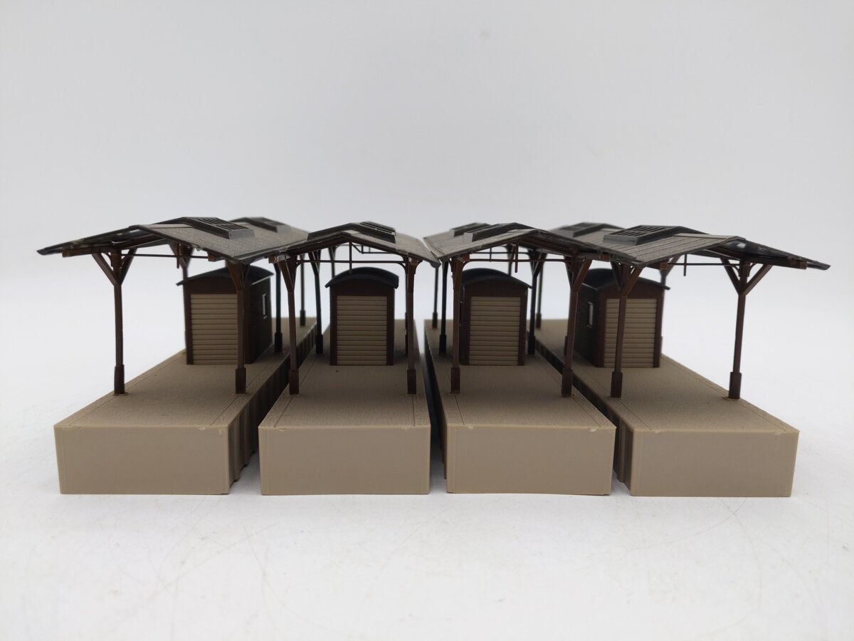 Vollmer 20268 HO Scale Assorted Passenger Platforms [4] EX