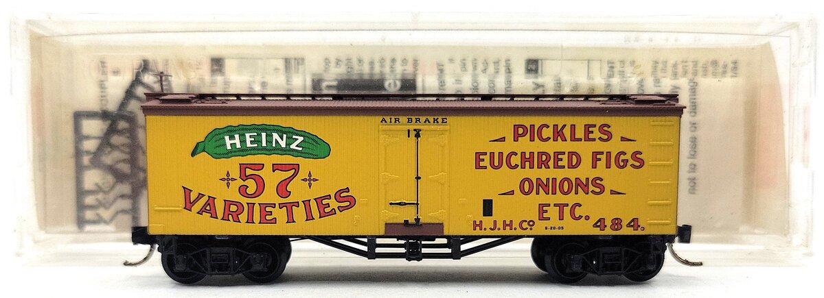 Micro-Trains 05800050 N Scale Heinz 36' Wood Sheathed Ice Reefer #484 LN/Box