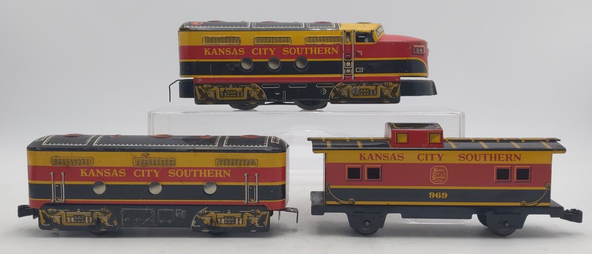 Marx Vintage O Kansas City Southern Set VG