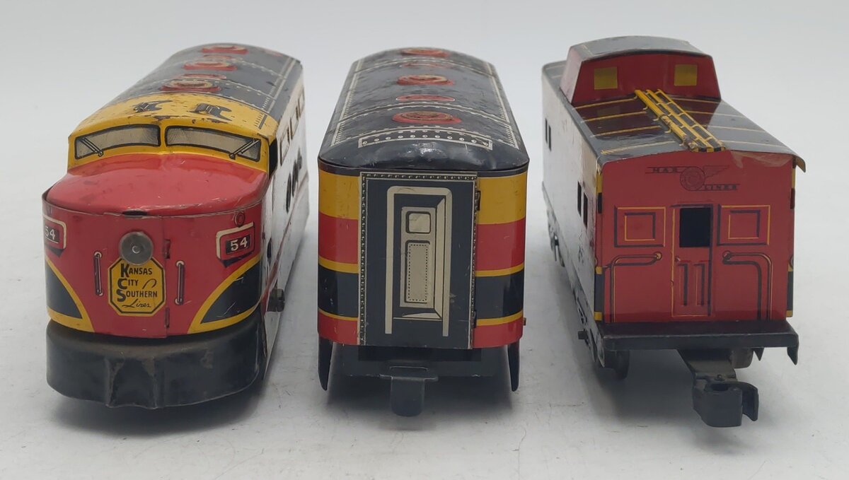 Marx Vintage O Kansas City Southern Set VG