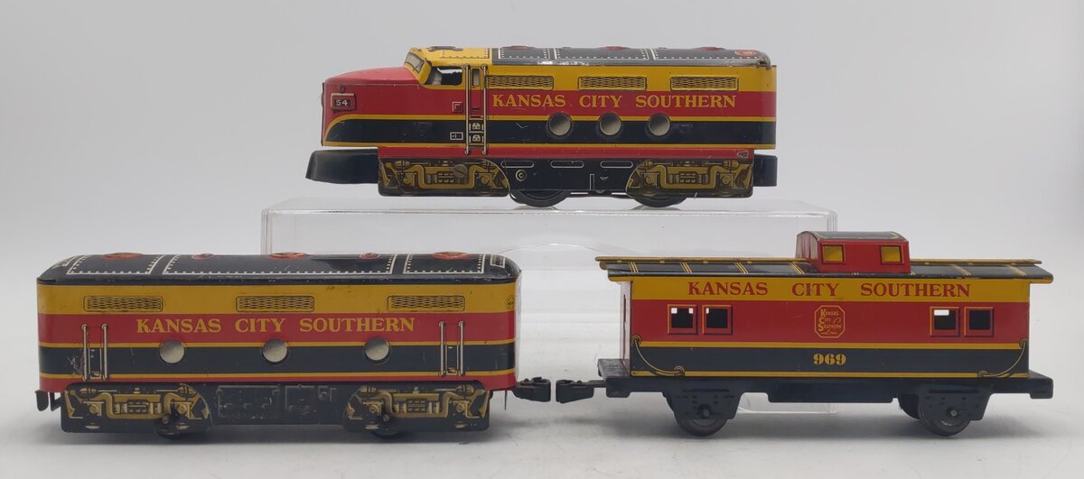 Marx Vintage O Kansas City Southern Set VG