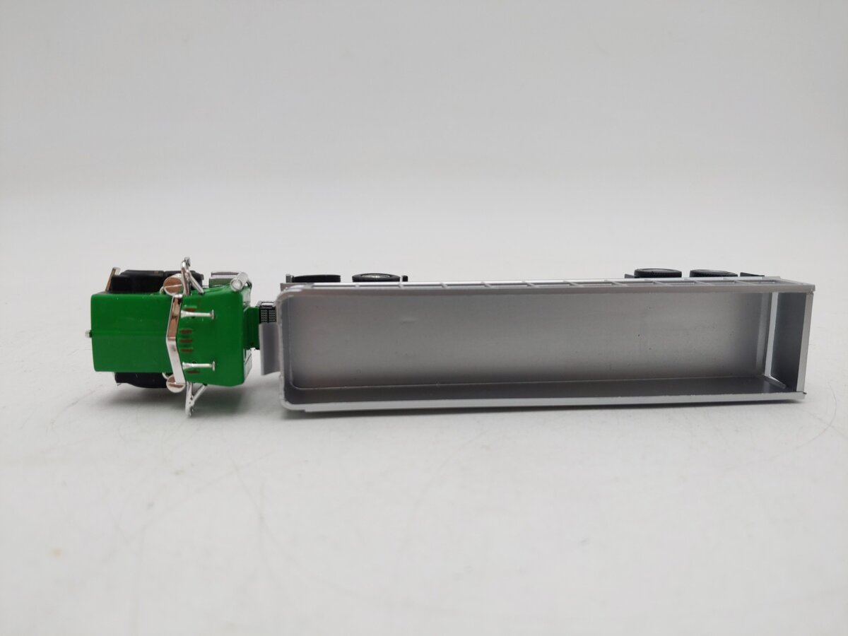 Tonka Replicas 1:87 Green Tractor with Silver End-Dump Trailer EX