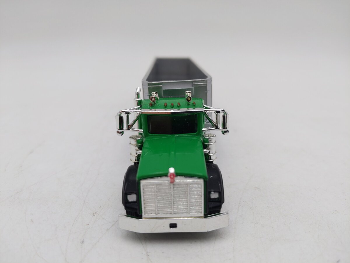 Tonka Replicas 1:87 Green Tractor with Silver End-Dump Trailer EX