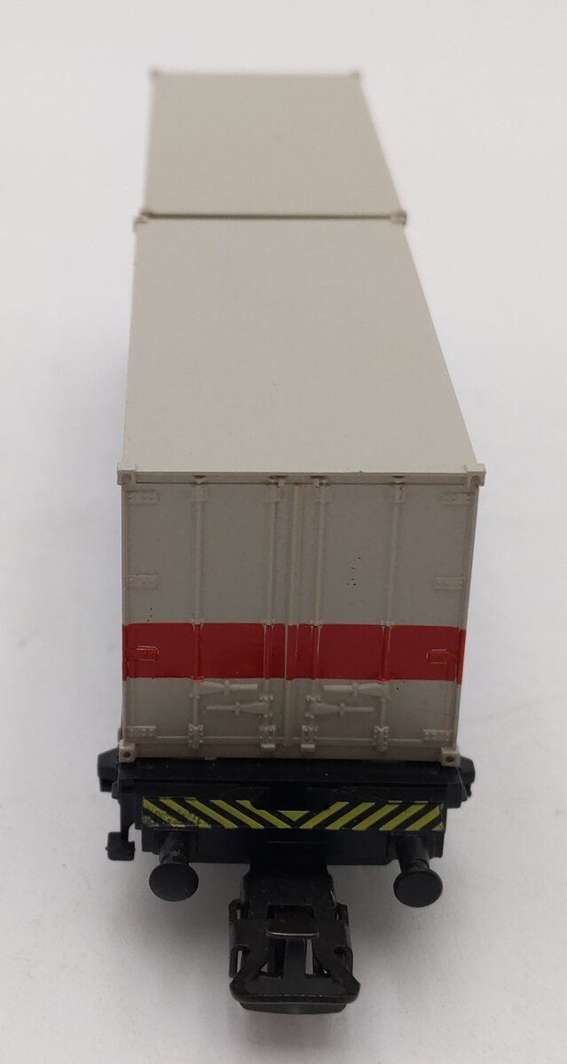 Marklin 4664 HO Scale Flatcar w/ 2 DB Containers EX/Box