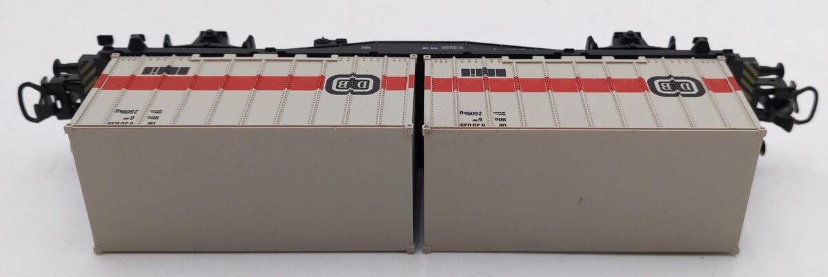 Marklin 4664 HO Scale Flatcar w/ 2 DB Containers EX/Box