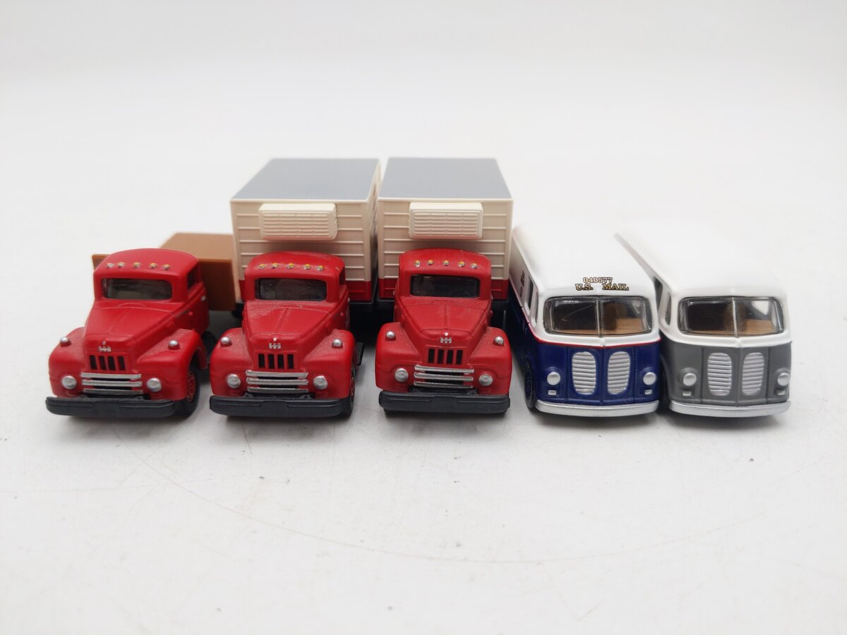 Classic Metal Works 1:87 Assorted Cars [5] EX