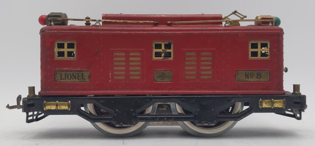 Lionel 8 Vintage Standard Gauge 0-4-0 Powered Electric Locomotive