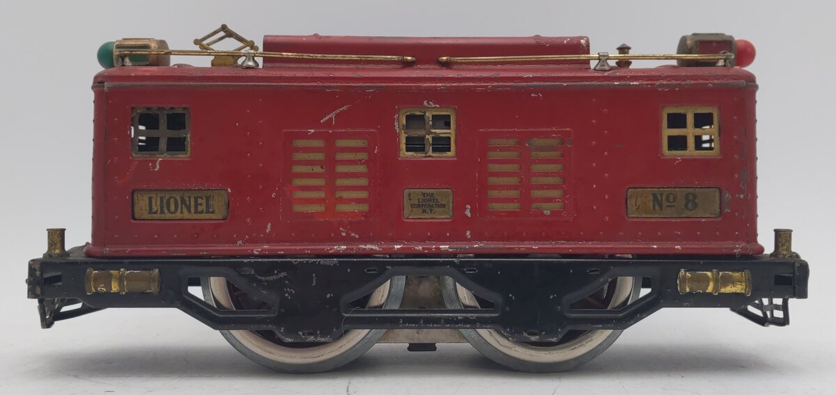 Lionel 8 Vintage Standard Gauge 0-4-0 Powered Electric Locomotive