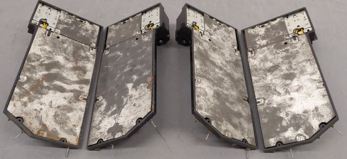 American Flyer 26742 Vintage S LH & RH Remote Switch Turnout Two Pairs VG/Box
