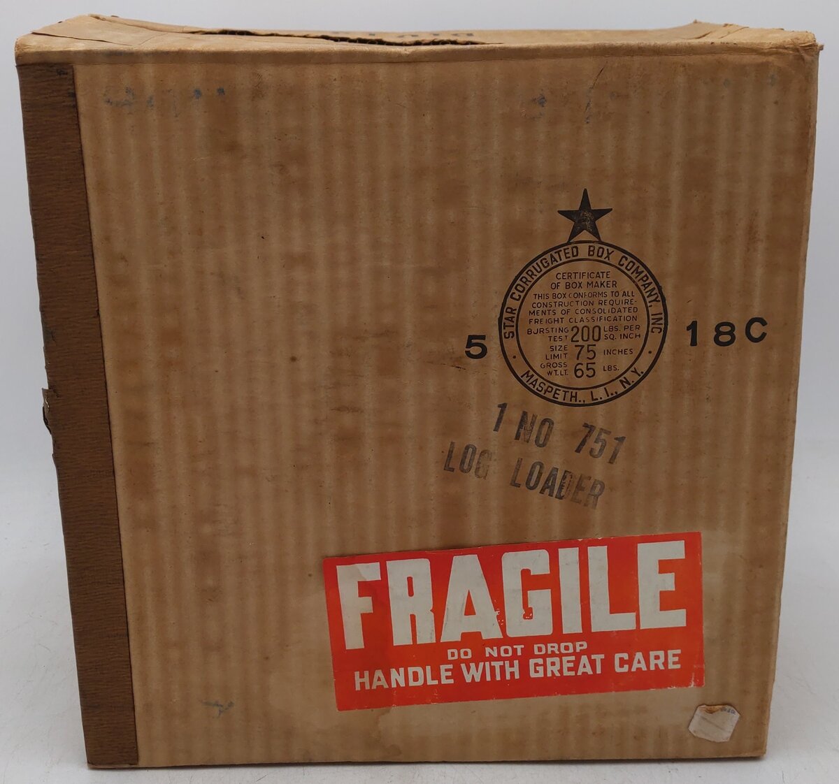 American Flyer 751 Vintage S Operating Log Loader VG/Box