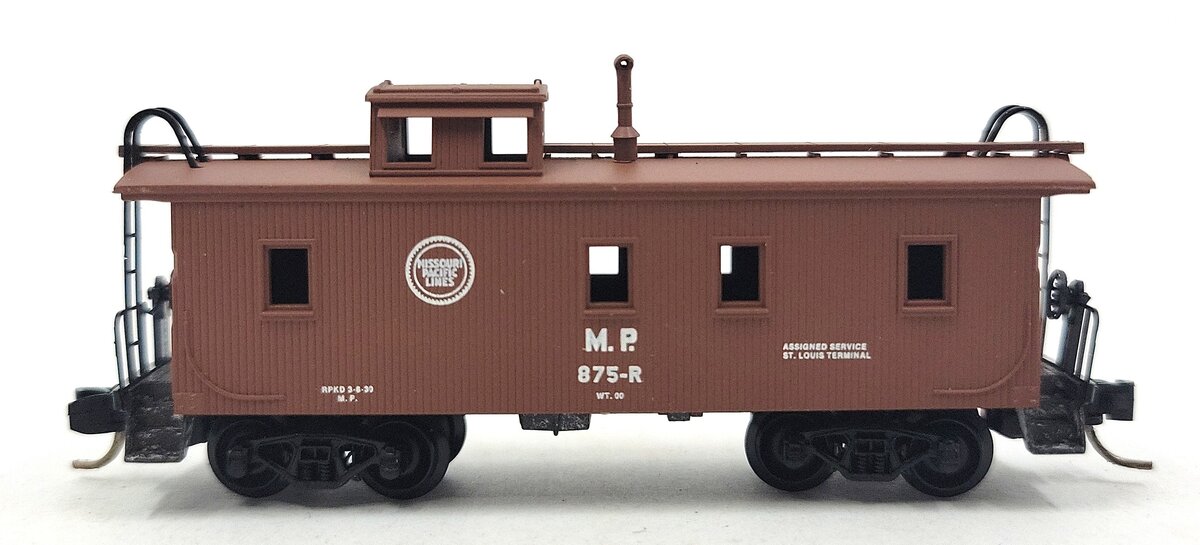 Micro-Trains 05000160 N Missouri Pacific 34' Wood Sheathed Caboose #875-R EX/Box