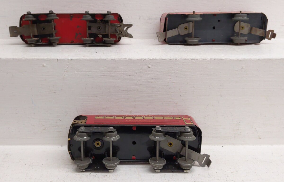 Marx Vintage Prewar O Gauge Passenger Cars [3]: Bogota, Montclair, & Observation