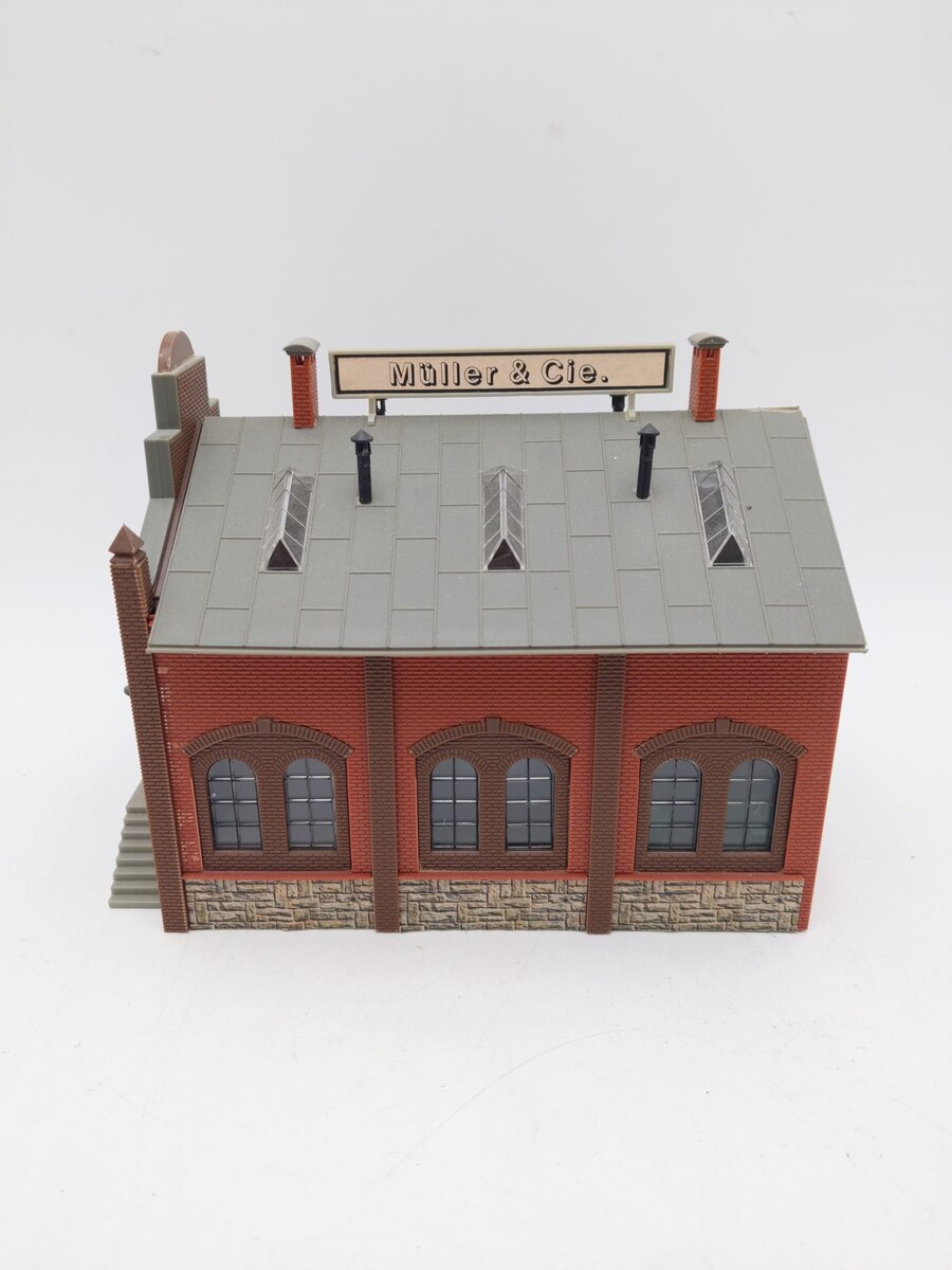 Faller B-153 HO Scale Muller & Cie. Factory Model Building EX