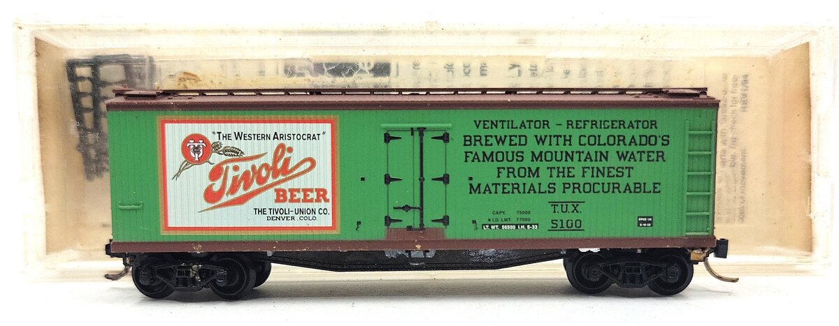 Micro-Trains 04900440 N Tivoli Beer Northern 40' Double Sheathed Reefer #5100 EX/Box
