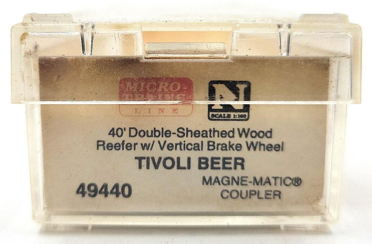 Micro-Trains 04900440 N Tivoli Beer Northern 40' Double Sheathed Reefer #5100 EX/Box