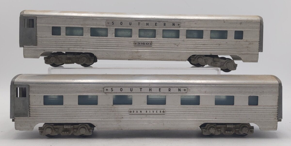 AMT Vintage O Gauge Southern Railway Passenger Cars [2] VG