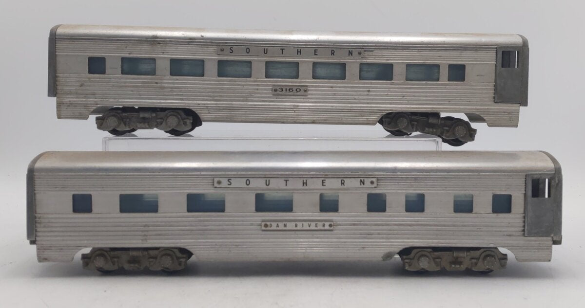 AMT Vintage O Gauge Southern Railway Passenger Cars [2] VG