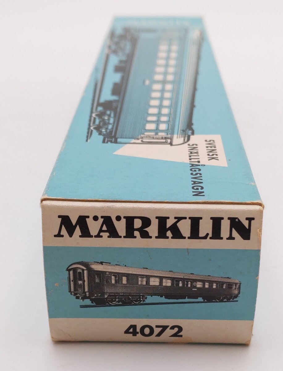 Marklin 4072 HO Scale SJ Passenger Car EX/Box
