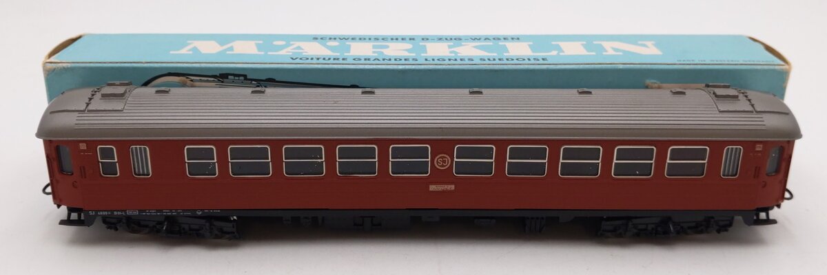 Marklin 4072 HO Scale SJ Passenger Car EX/Box