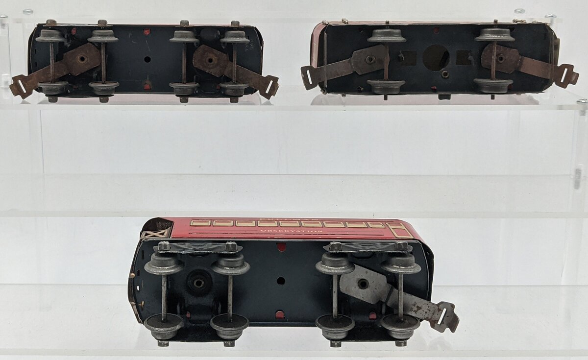 Marx Vintage Prewar O Gauge Passenger Cars [3]: Bogota, Montclair, & Observation