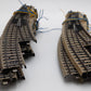 Marklin 5141 HO Scale Left Hand Curved 30° 2-Way Switch Turnouts [7] EX