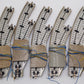 Marklin 5141 HO Scale Left Hand Curved 30° 2-Way Switch Turnouts [7] EX