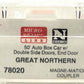 Micro-Trains 07800020 N Great Northern 50' Double Side Door Auto Boxcar #35449 LN/Box